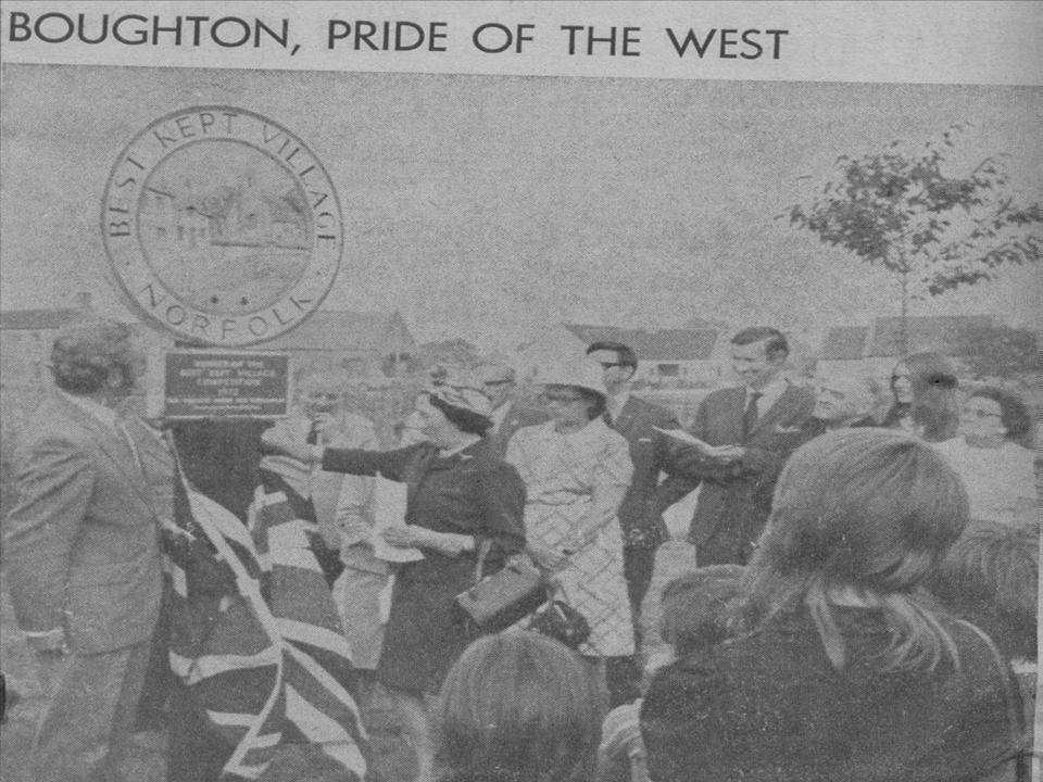 Best Kept Village Sign Unveiling 1972