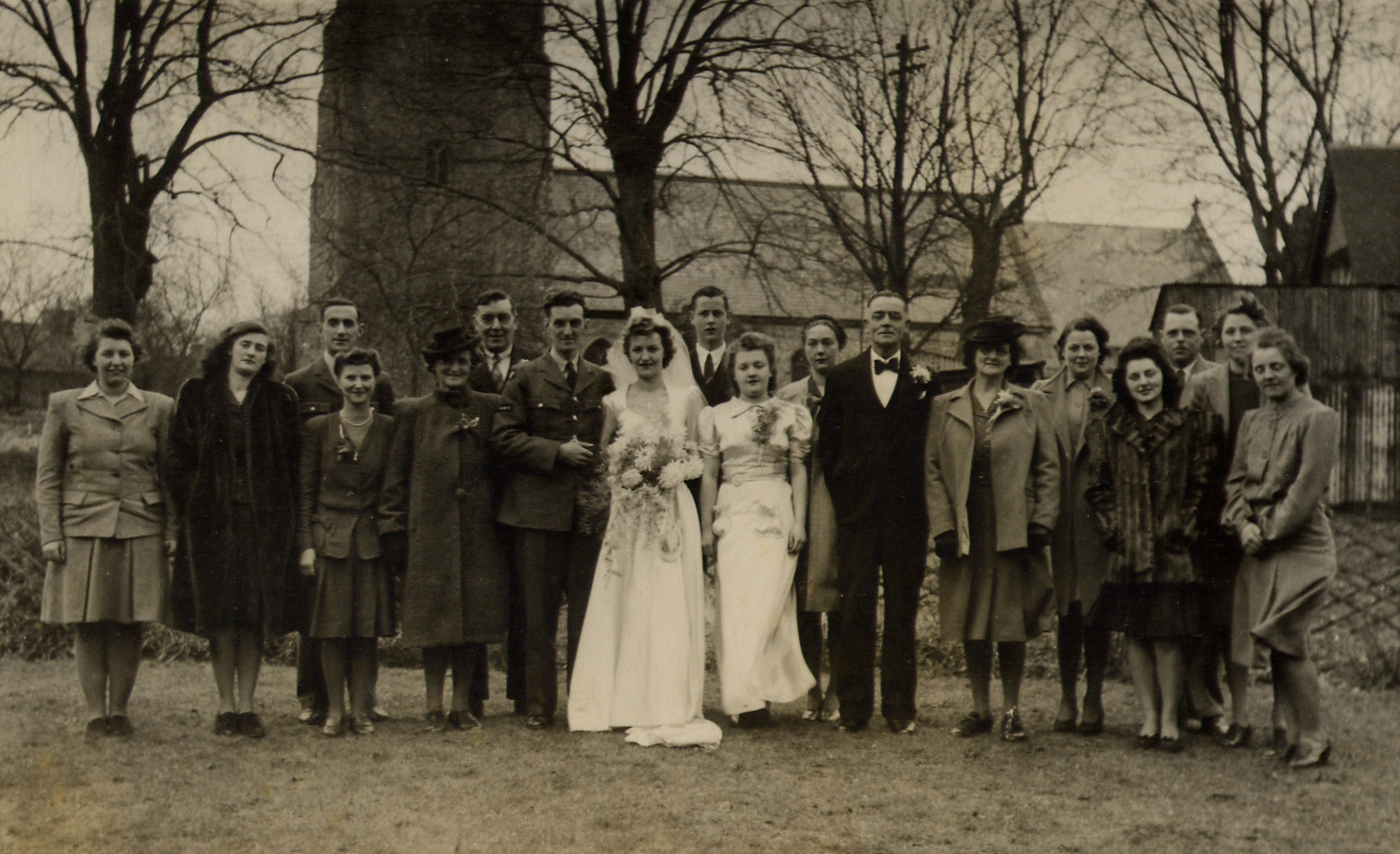 A Boughton Wedding Post World War II'